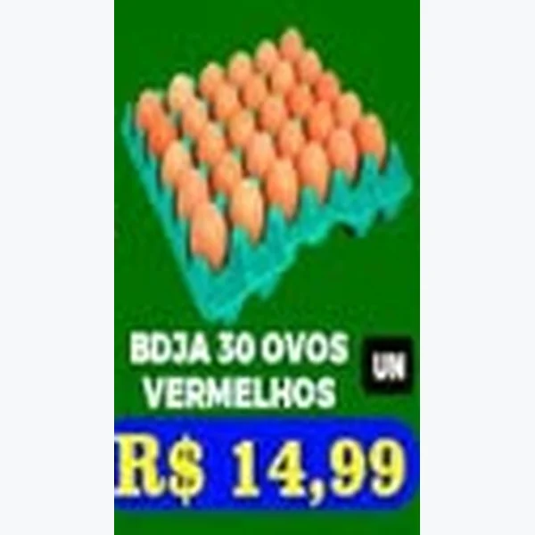 Ovos Vermelhos 30 un