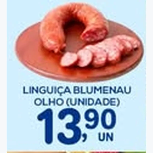 Recorte do encarte de Linguiça Blumenau Olho