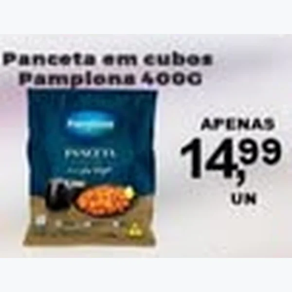 Panceta em Cubos Pamplona 400 g