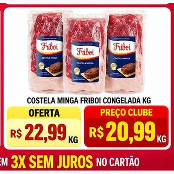 Costela Minga Congelada Friboi