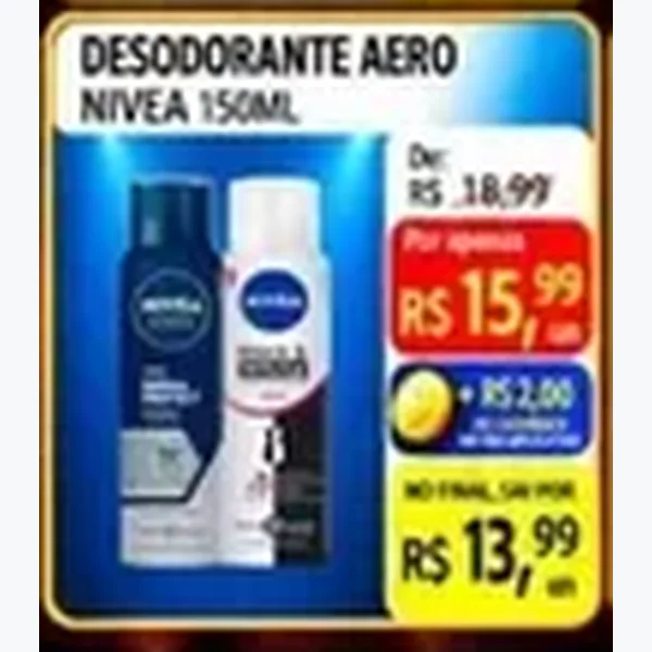 Desodorante Aero Nivea 150 ml