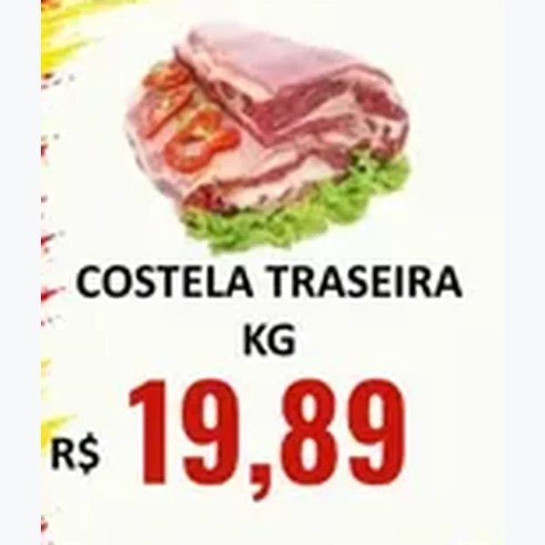 Recorte do encarte de Costela Traseira