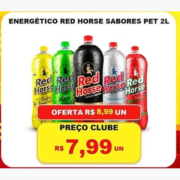 Energético Sabores Red Horse 2 L