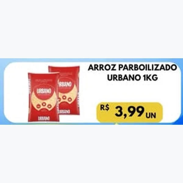 Arroz Parboilizado Urbano 1 kg