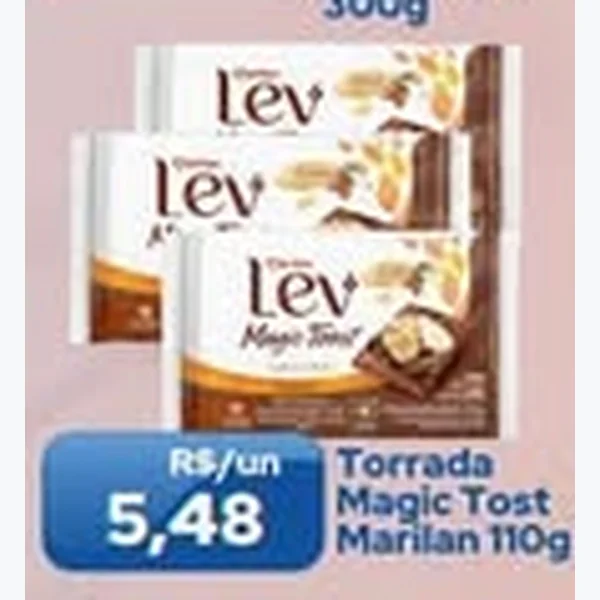 Recorte do encarte de Torrada Magic Tost Marilan 110 g