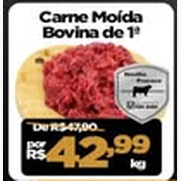 Carne Moída Bovina de 1ª