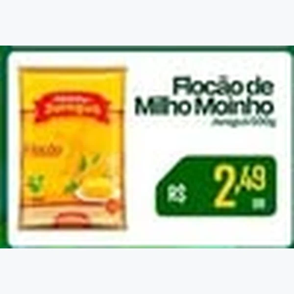 Recorte do encarte de Flocão de Milho Moinho 500 g