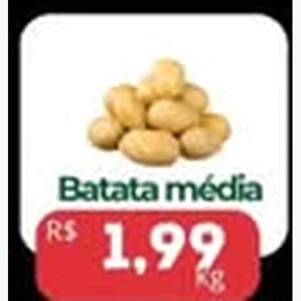 Recorte do encarte de Batata Média