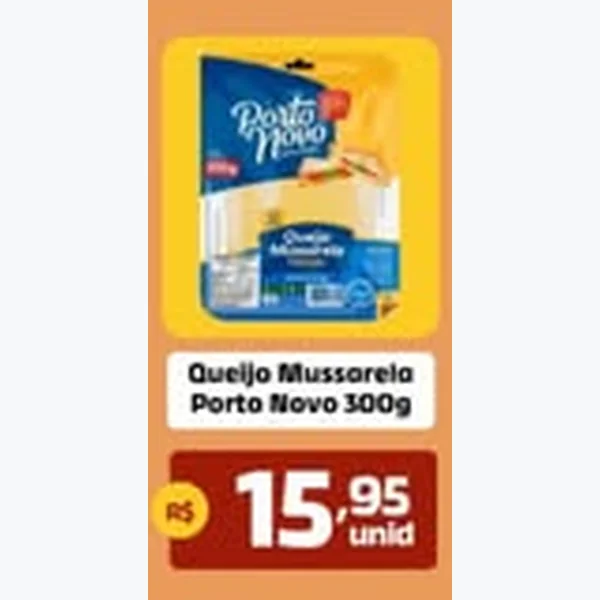 Queijo Mussarela Porto Novo 300 g