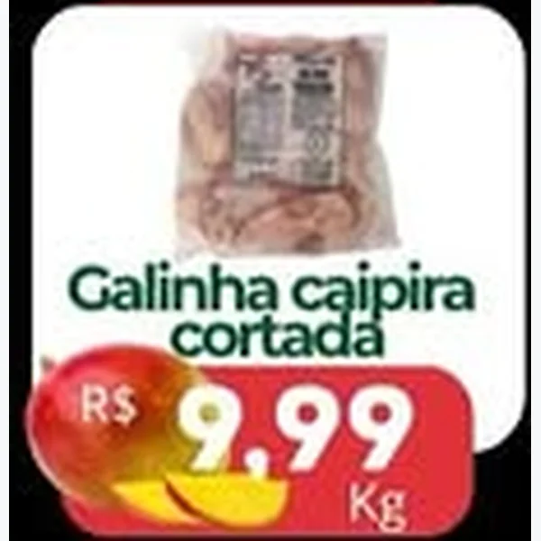 Galinha Caipira Cortada