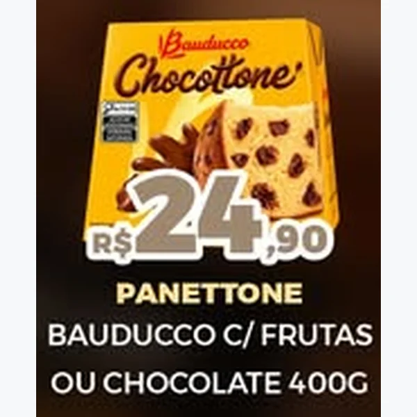 Panettone de Chocolate Bauducco 400 g
