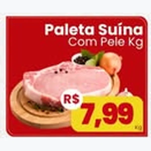 Paleta Suína com Pele
