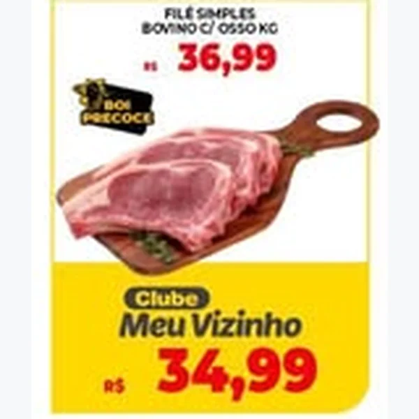 Filé Simples Bovino C/ Osso