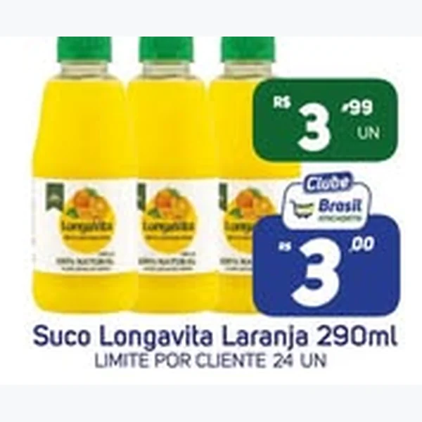 Suco de Laranja Longavita 290 ml