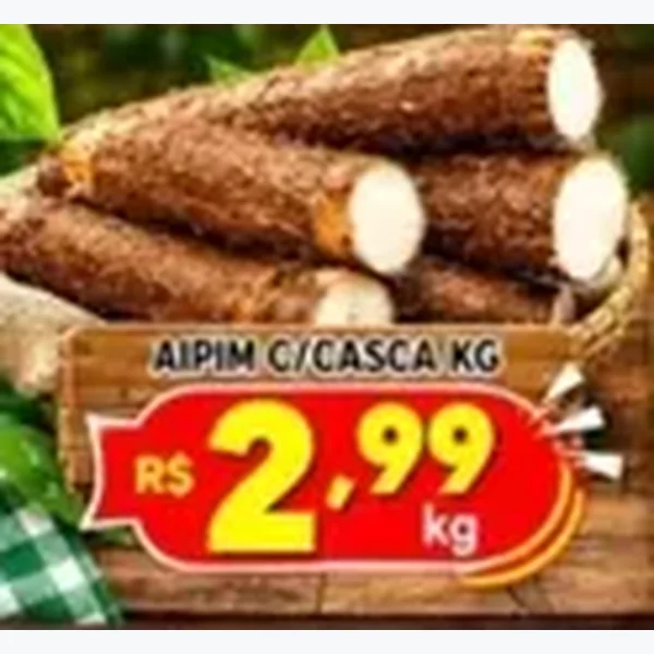 Aipim C/casca