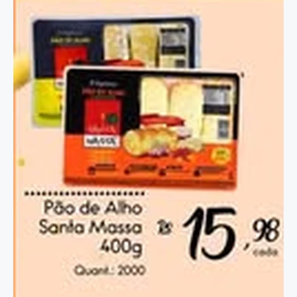 Pão de Alho Santa Massa 400 g