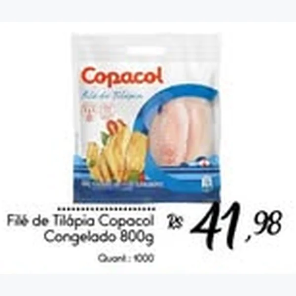 Filé de Tilápia Congelado Copacol 800 g