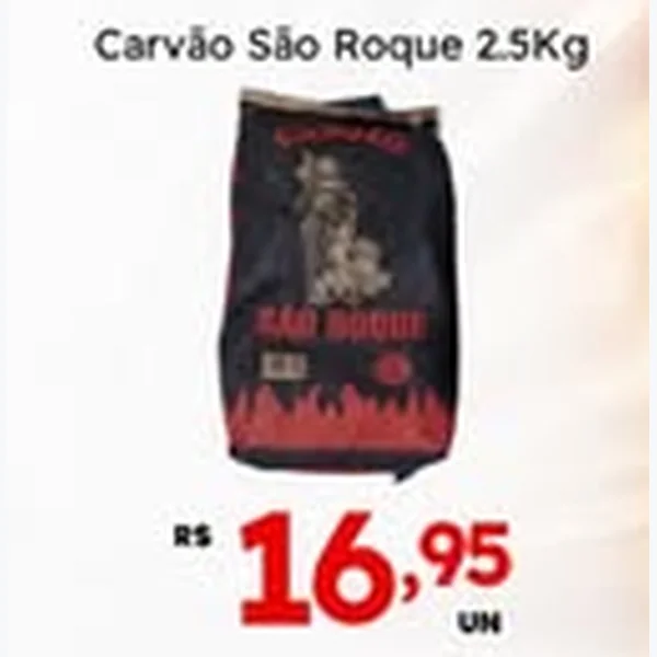 Carvão São Roque 2,5 kg
