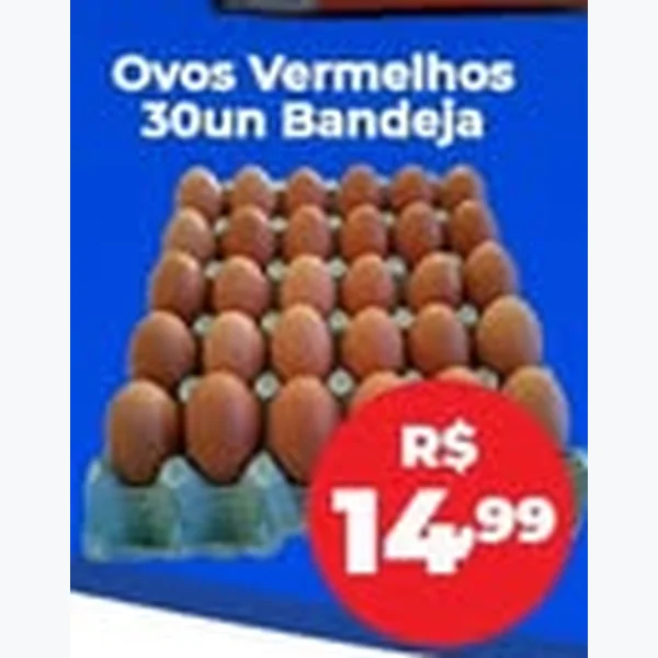 Ovos Vermelhos 30 un