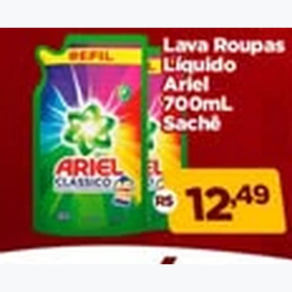 Lava Roupas Líquido Ariel 700 ml