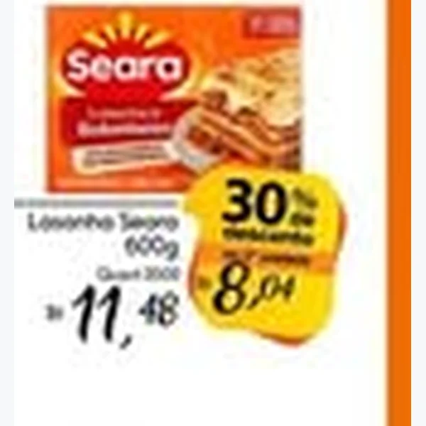 Lasanha Seara 600 g