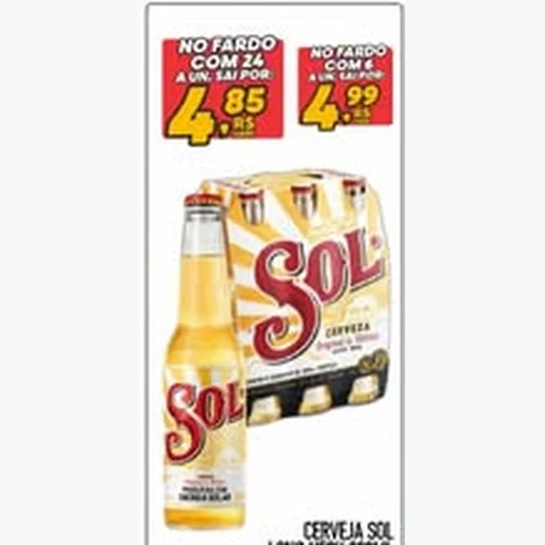 Cerveja Sol 330 ml