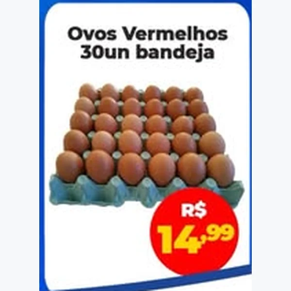 Ovos Vermelhos 30 un