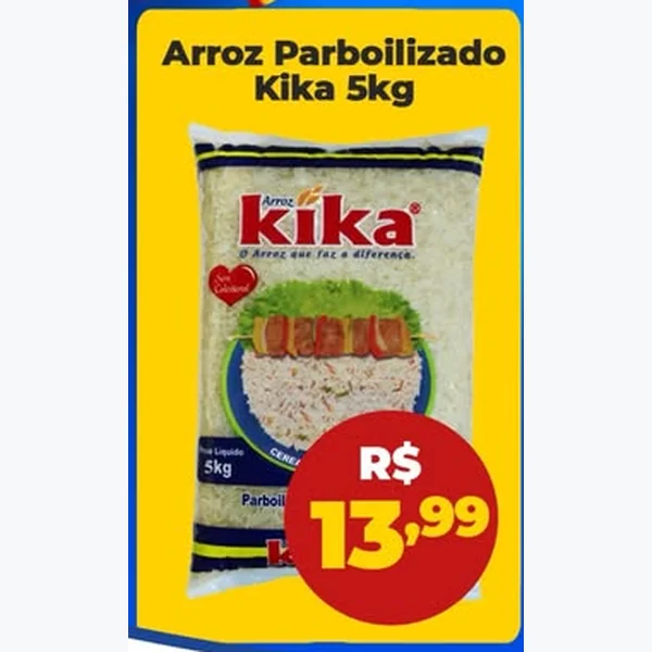 Arroz Parboilizado Kika 5 kg