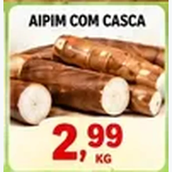 Aipim com Casca