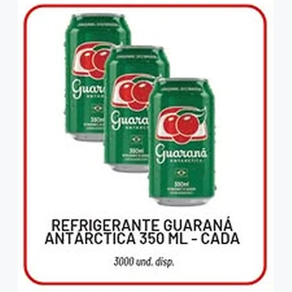 Recorte do encarte de Refrigerante Guaraná Antarctica 350 ml