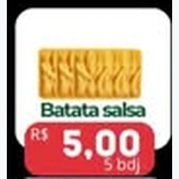 Recorte do encarte de Batata Salsa 5 un