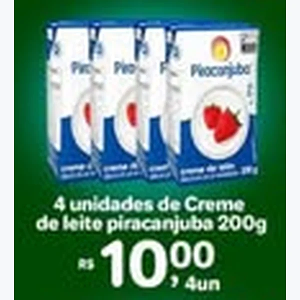 Creme de Leite Piracanjuba 200 g