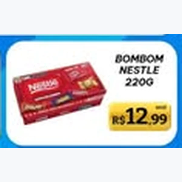 Recorte do encarte de Bombom Nestlé