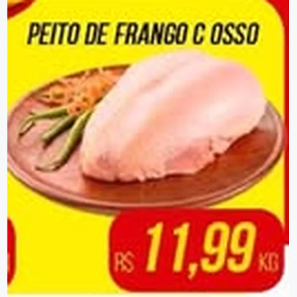 Recorte do encarte de Peito de Frango com Osso