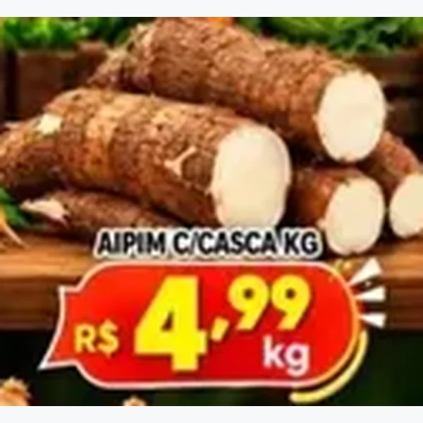 Recorte do encarte de Aipim com Casca