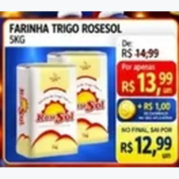 Farinha de Trigo Roseflor 5 kg
