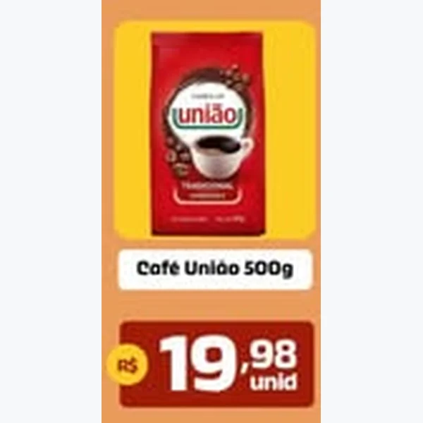 Recorte do encarte de Café Tradicional União 500 g