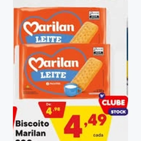 Biscoito Leite Marilan