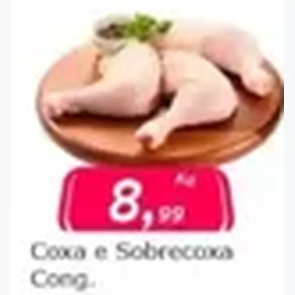 Recorte do encarte de Coxa e Sobrecoxa Cong.