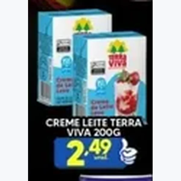 Creme de Leite Terra Viva 200 g