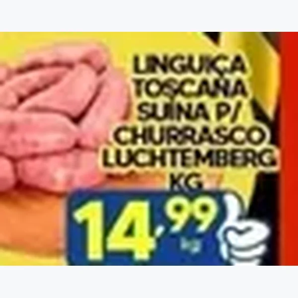 Linguiça Toscana Suína P/ Churrasco Luchtemberg