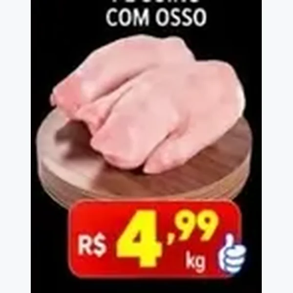 Recorte do encarte de Pé Suíno com Osso