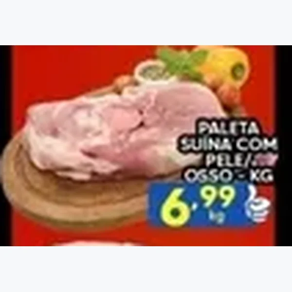 Paleta Suína com Pele/osso