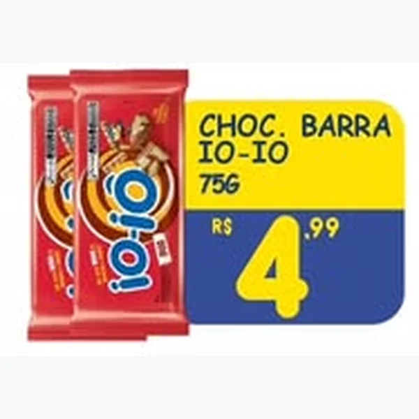 Chocolate em Barra Io-Io 75 g