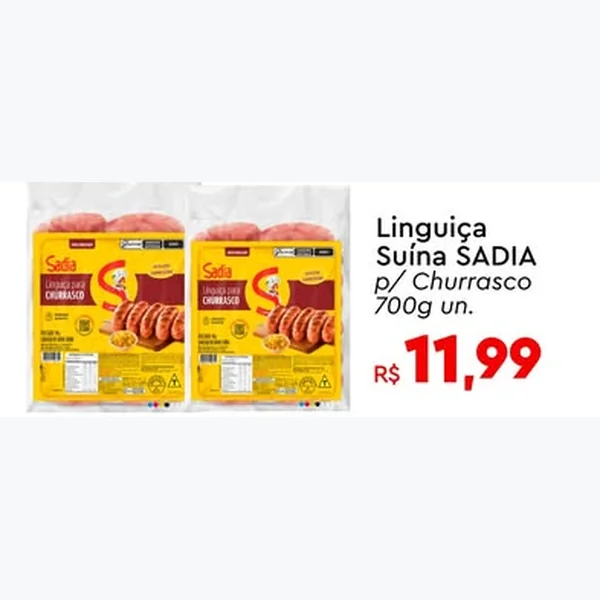 Linguiça para Churrasco Sadia 700 g