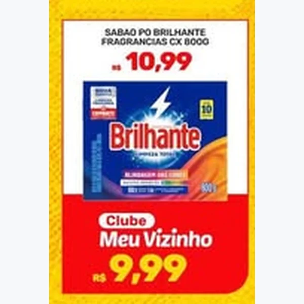 Sabão em Pó Fragrâncias Brilhante 800 g