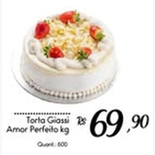 Torta Amor Perfeito Giassi