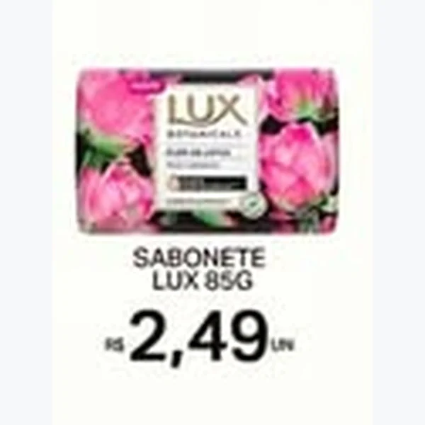 Recorte do encarte de Sabonete Lux 85 g