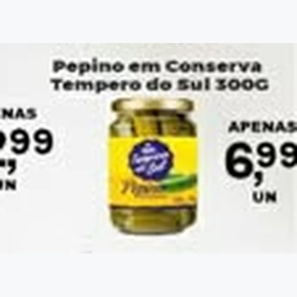 Pepino em Conserva Tempero do Sul 300 g