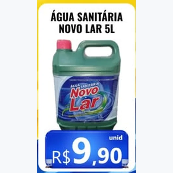 Água Sanitária Novo Lar 5 L